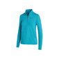 Saucony Solstice 1/4 Zip Hardloopshirt Lange Mouwen Groen Dames
