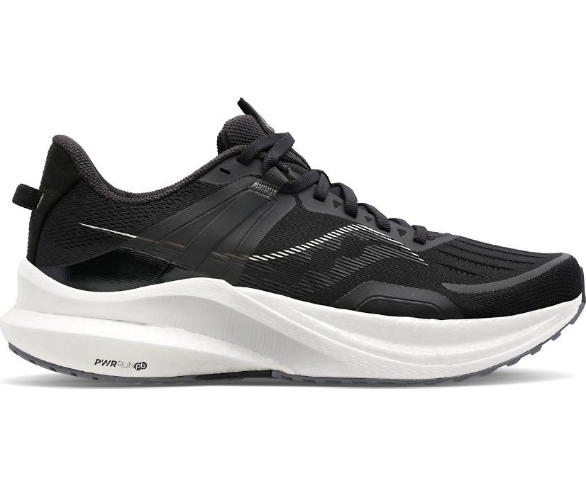 Saucony Tempus Hardloopschoenen Zwart/Wit Dames