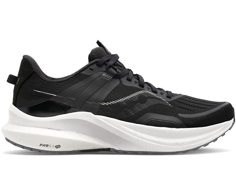 Saucony Tempus Hardloopschoenen Zwart/Wit Heren