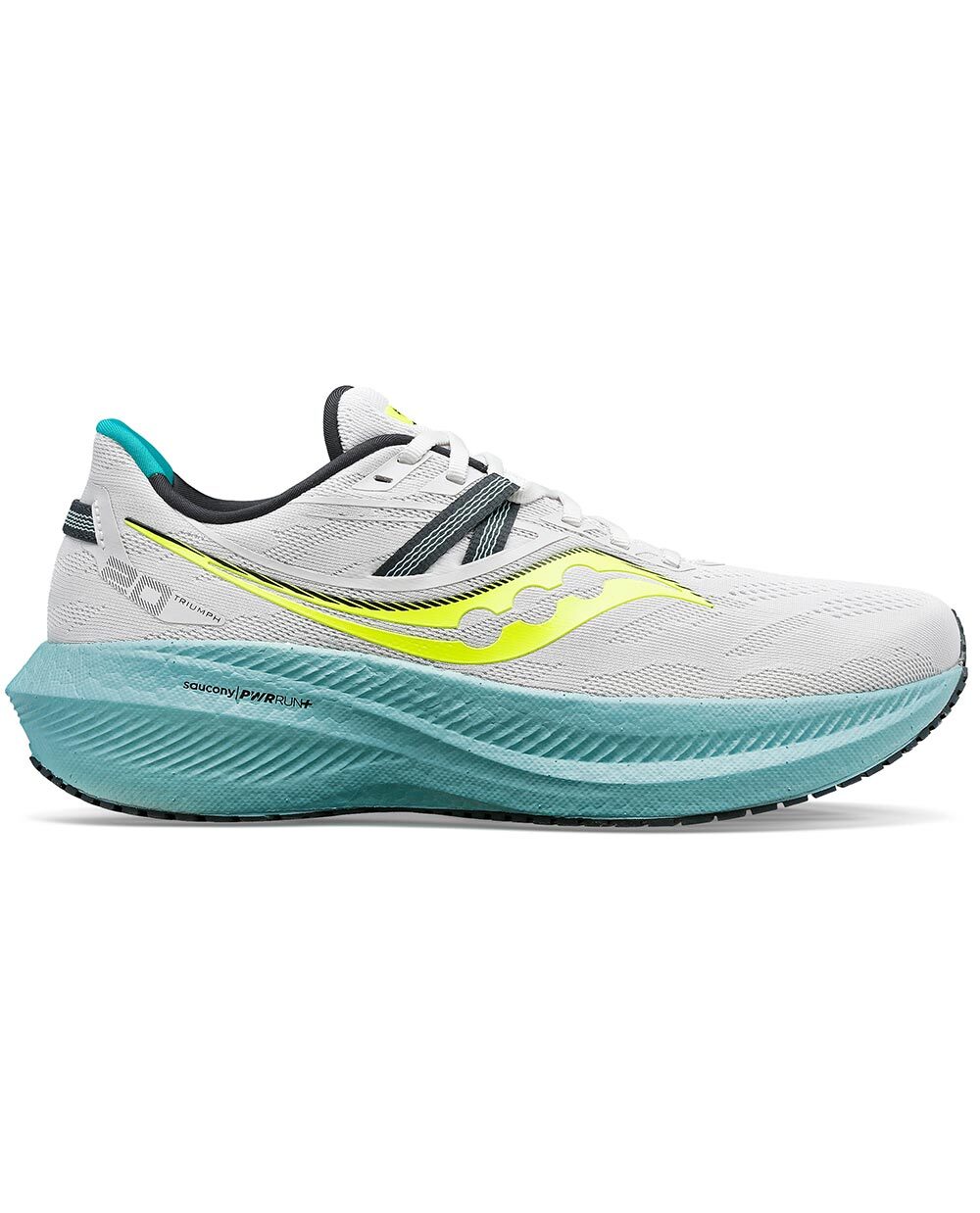 Saucony Triumph 20 Hardloopschoenen Grijs/Groen Heren