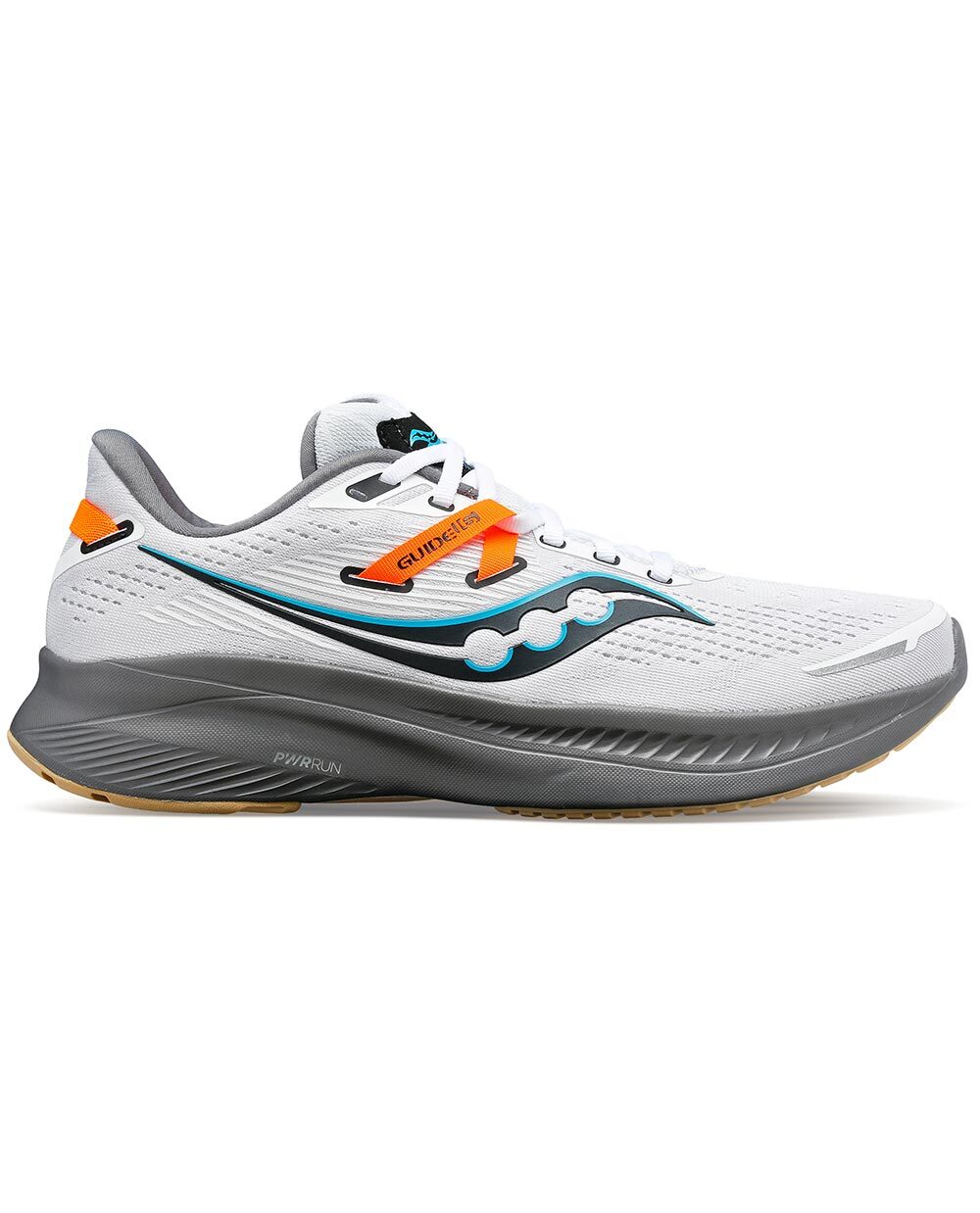 Saucony Guide 16 Hardloopschoenen Wit/Grijs Heren