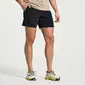 Saucony Explorer Utility 6 Inch Hardloopbroek Kort Zwart Heren