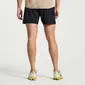 Saucony Explorer Utility 6 Inch Hardloopbroek Kort Zwart Heren