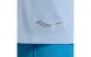 Saucony Stopwatch Hardloopshirt Korte Mouwen Lichtblauw Dames