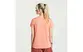 Saucony Stopwatch Hardloopshirt Korte Mouwen Roze/Oranje Dames