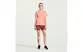 Saucony Stopwatch Hardloopshirt Korte Mouwen Roze/Oranje Dames