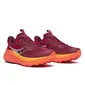 Saucony Xodus Ultra 3 Trail Hardloopschoenen Donkerrood/Oranje Dames