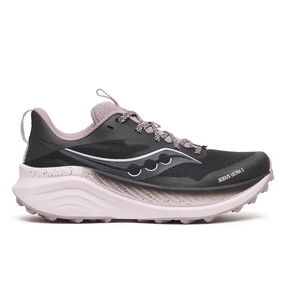 SAUCONY Xodus Ultra 3 Trail Hardloopschoenen Zwart/Paars Dames