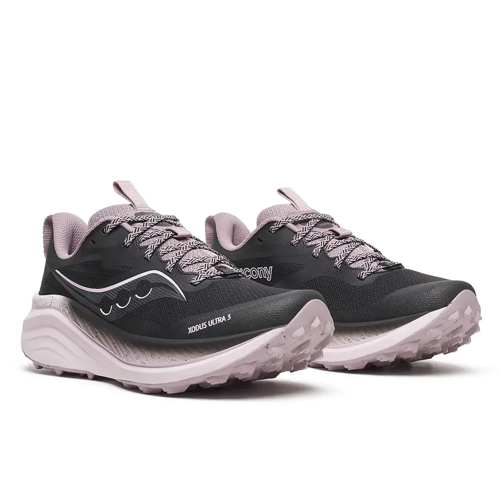 SAUCONY Xodus Ultra 3 Trail Hardloopschoenen Zwart/Paars Dames