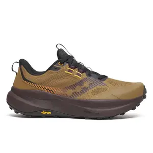Saucony Xodus Ultra 4 Trail Hardloopschoenen Lichtbruin/Bruin Heren