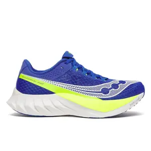 Saucony Endorphin Pro 4 Hardloopschoenen Blauw/Geel Heren