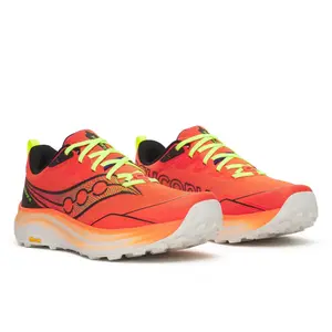 Saucony Peregrine 16 Hardloopschoenen Oranje/Zwart Heren