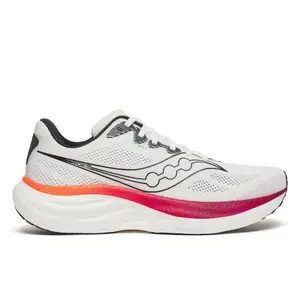 TWEEDEKANS Saucony Ride 19 Hardloopschoenen Wit/Roze Heren  44 1/2