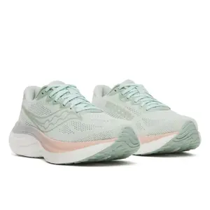 Saucony Ride 19 Hardloopschoenen Lichtgroen/Roze Dames