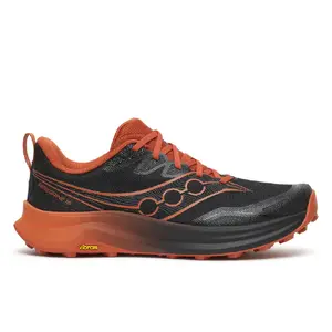 Saucony Peregrine 16 Trail Hardloopschoenen Zwart/Bruin Heren