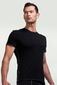 Icebreaker Bodyfit 150 Ondershirt Korte Mouwen Crewe Zwart Heren