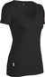 Icebreaker Short Sleeve Tech Scoop Hibiscus Shirt Dames Zwart