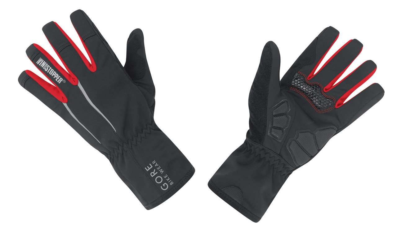 GORE Wear Power Softshell Neon Black Handschoenen