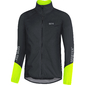 GORE Wear C5 Gore-Tex Active Fietsjack Zwart/Neon Geel Heren