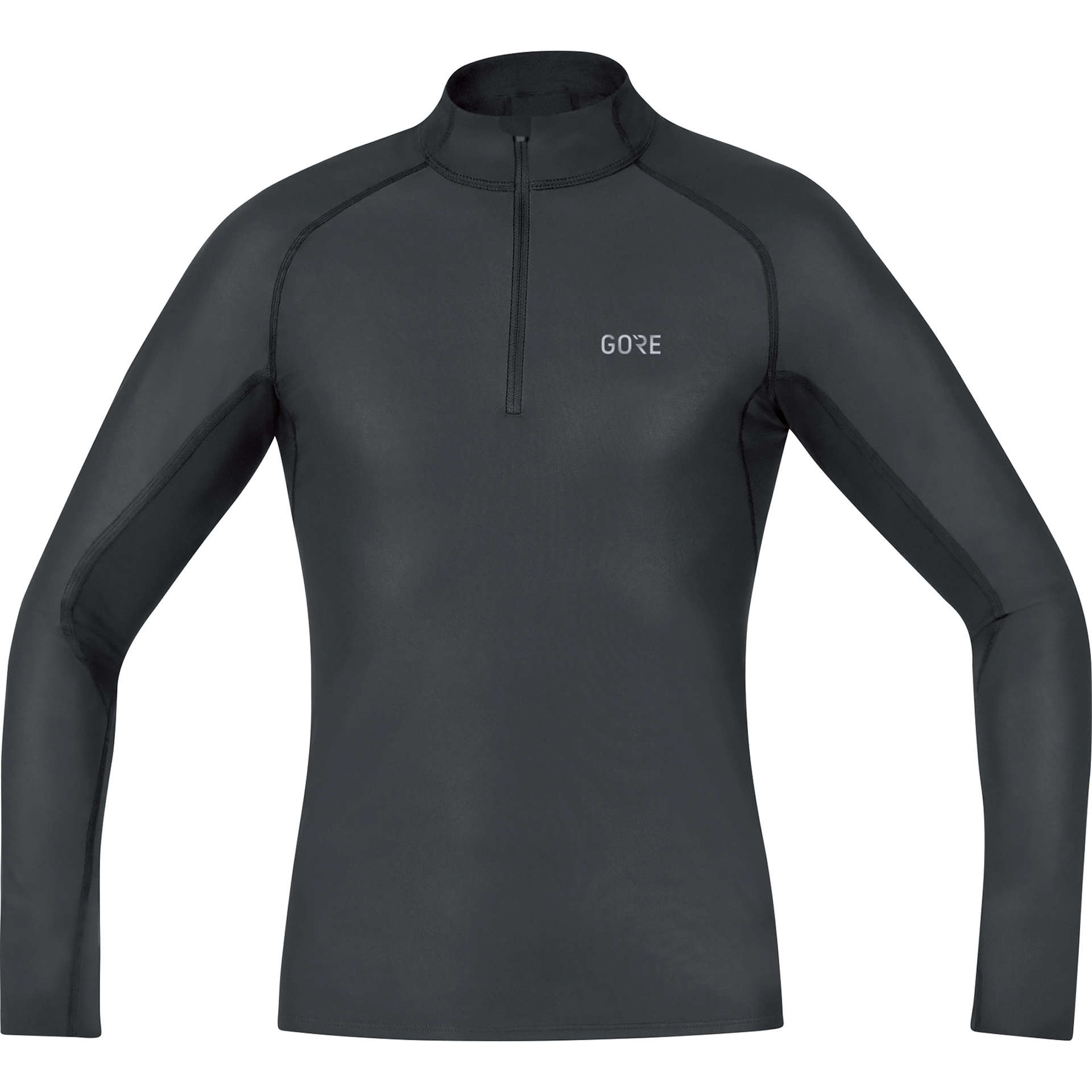 GORE Wear Windstopper BL Thermo Turtleneck Thermoshirt Lange Mouwen Zwart Heren
