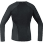 GORE Wear Windstopper BL Thermo Thermoshirt Lange Mouwen Zwart Heren