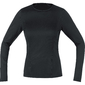 GORE Wear BL Thermo Thermoshirt Lange Mouwen Zwart Dames