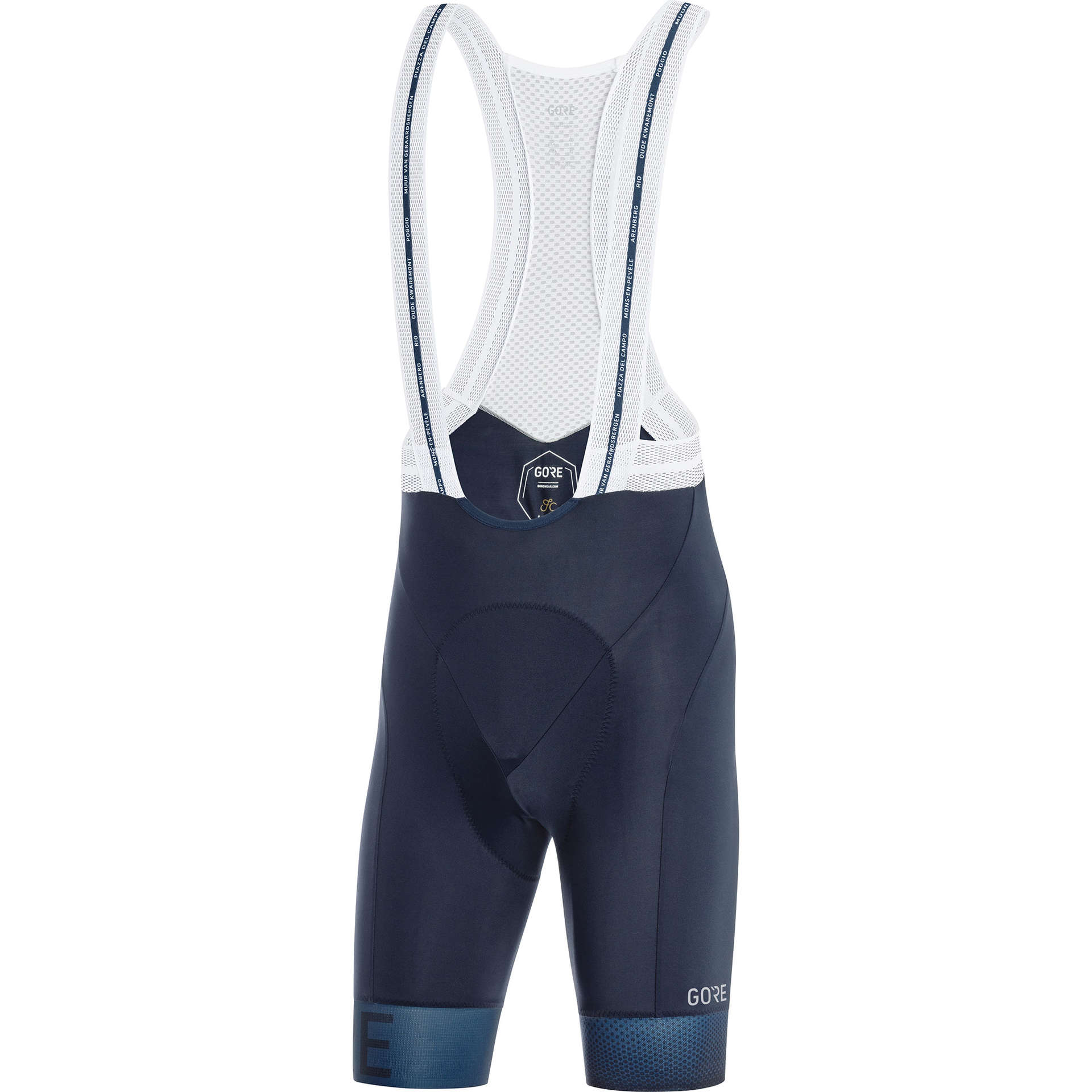 GORE Wear C5 Cancellara Fietsbroek Kort met Bretels Donkerblauw/Wit Heren