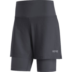 GORE Wear R5 2-in-1 Hardloopbroek Zwart Dames
