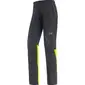 GORE Wear GTX Paclite Regenbroek Zwart/Neon Geel Heren