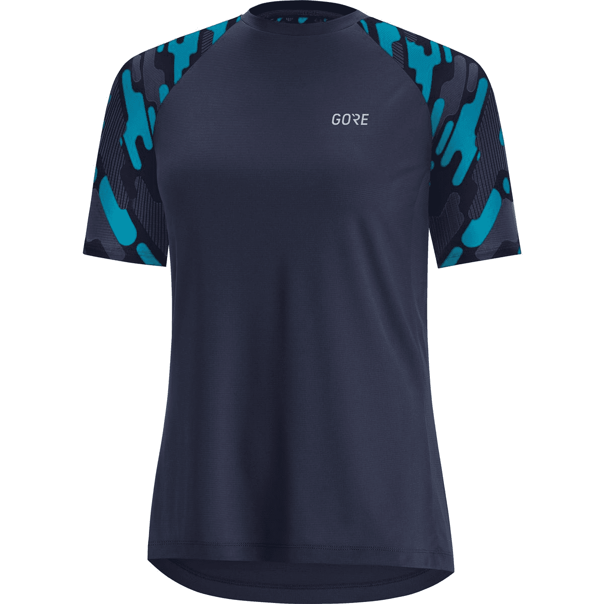 GORE Wear C5 MTB Trail Fietsshirt Korte Mouwen Blauw Dames