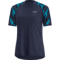 GORE Wear C5 MTB Trail Fietsshirt Korte Mouwen Blauw Dames