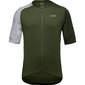 GORE Wear C5 Fietsshirt Korte Mouwen Groen/Wit Heren