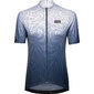 GORE Wear Grid Fade Fietsshirt Korte Mouwen Blauw/Wit Dames