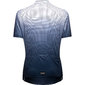 GORE Wear Grid Fade Fietsshirt Korte Mouwen Blauw/Wit Dames