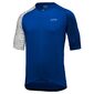 GORE Wear C5 Fietsshirt Korte Mouwen Blauw/Wit Heren