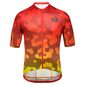 GORE Wear Rain Camo Fietsshirt Korte Mouwen Rood/Geel Heren