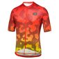 GORE Wear Rain Camo Fietsshirt Korte Mouwen Rood/Geel Heren