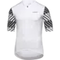 GORE Wear Swiftride Optical Fietsshirt Korte Mouwen Wit/Zwart Heren