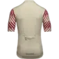 GORE Wear Swiftride Optical Fietsshirt Korte Mouwen Beige/Rood Heren