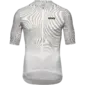 GORE Wear Spirit Moire Fietsshirt Korte Mouwen Wit/Grijs Heren