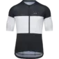 GORE Wear Spirit Stripes Fietsshirt Korte Mouwen Zwart/Wit Heren