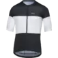 GORE Wear Spirit Stripes Fietsshirt Korte Mouwen Zwart/Wit Heren
