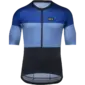 GORE Wear Spirit Stripes Fietsshirt Korte Mouwen Blauw/Blauw Heren