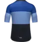GORE Wear Spirit Stripes Fietsshirt Korte Mouwen Blauw/Blauw Heren