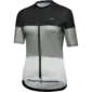 GORE Wear Spirit Stripes Fietsshirt Korte Mouwen Zwart/Grijs Dames