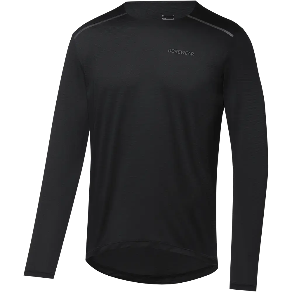 GORE Wear Contest 2.0 Hardloopshirt Lange Mouwen Zwart Heren