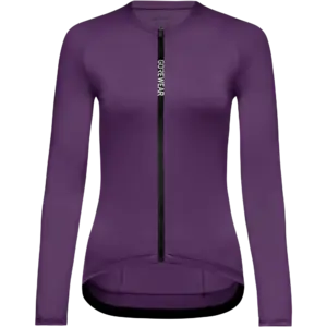 GORE Wear Spinshift Fietsshirt Lange Mouwen Paars/Zwart Dames