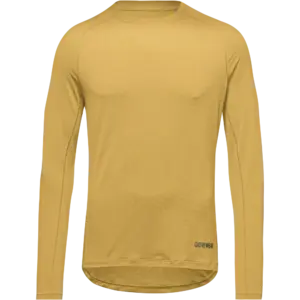 GORE Wear Everyday Hardloopshirt Lange Mouwen Geel Heren