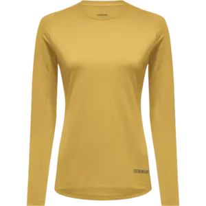 GORE Wear Everyday Hardloopshirt Lange Mouwen Geel Dames