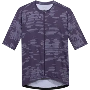 GORE Wear Swiftride Electro Fietsshirt Korte Mouwen Paars/Grijs Heren